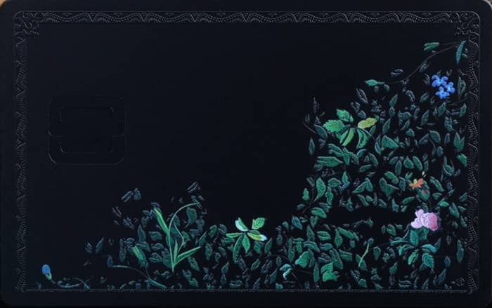 Amex with Leaf black